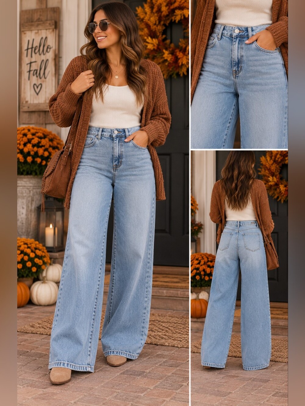 Love Soho Light Wash High Rise Wide Leg Jeans Size 5 Juniors Y2K Stretch Denim
